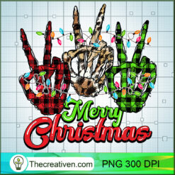 Merry Christmas Skeleton Hand PNG Clipart – Transparent Download