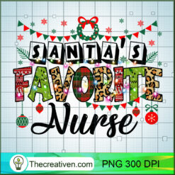 Santa's Favorite Nurse PNG Clipart – Transparent Download
