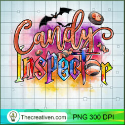 Candy Inspector PNG, Spooky Halloween PNG, Halloween Sublimation