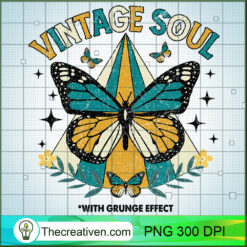 Vintage Soul With Grunge Effect PNG Clipart – Transparent Download