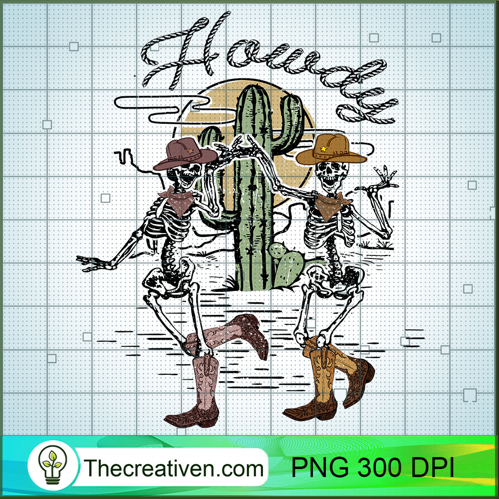 Howdy PNG, Skeleton Cowboy Dancing PNG, Desert Halloween Sublimation 1 Howdy PNG, Skeleton Cowboy Dancing PNG, Desert Halloween Sublimation