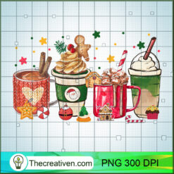 Hot Cocoa Christmas PNG, Christmas Drink PNG, Christmas Sublimation
