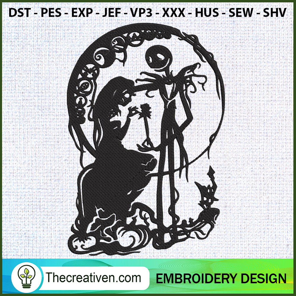 Nightmare Before Christmas L Embroidery Design 1 Nightmare Before Christmas L Embroidery Design