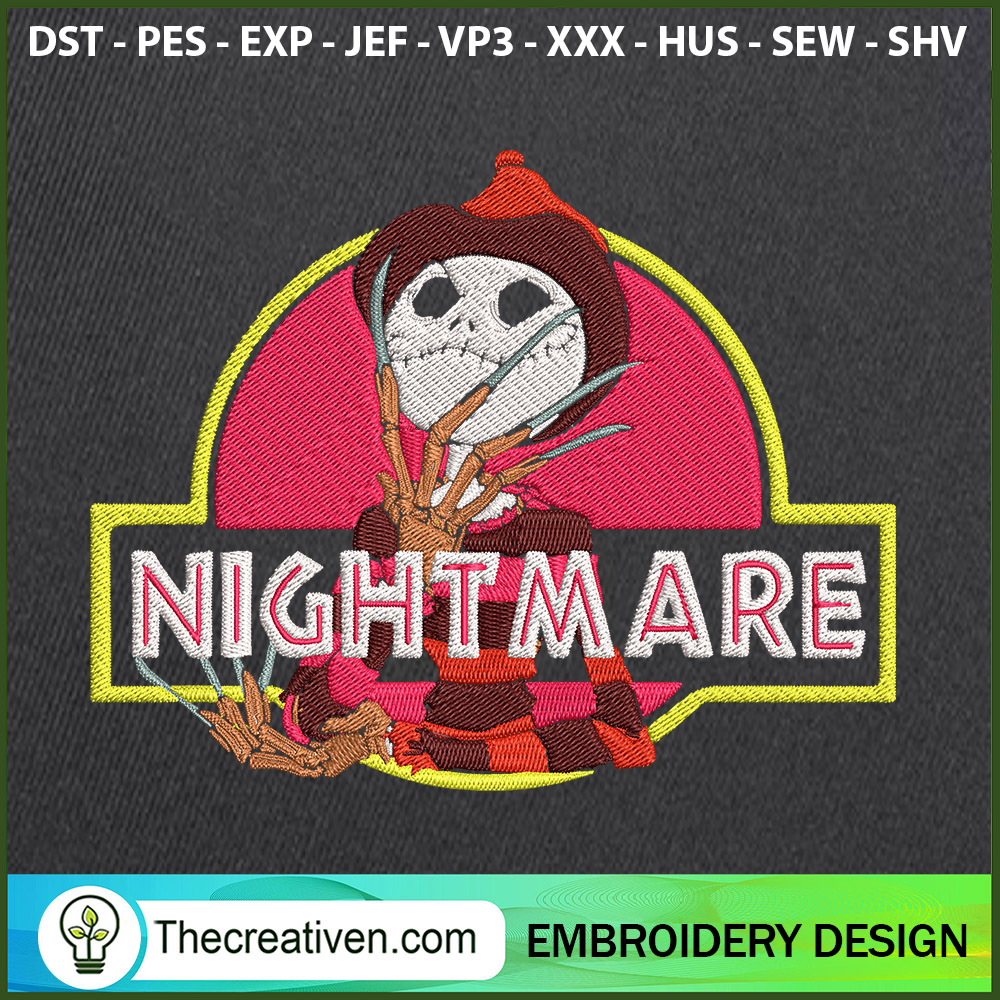 Nightmare Before Christmas F Embroidery Design 1 Nightmare Before Christmas F Embroidery Design