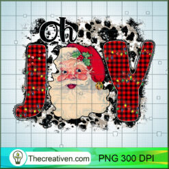 Oh Joy PNG, Santa Christmas PNG, Love Christmas Sublimation