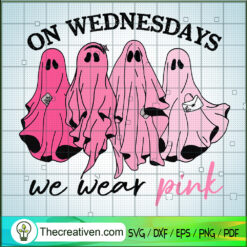 On Wednesdays We Wear Pink SVG Cut File for Cricut & S Design 117470