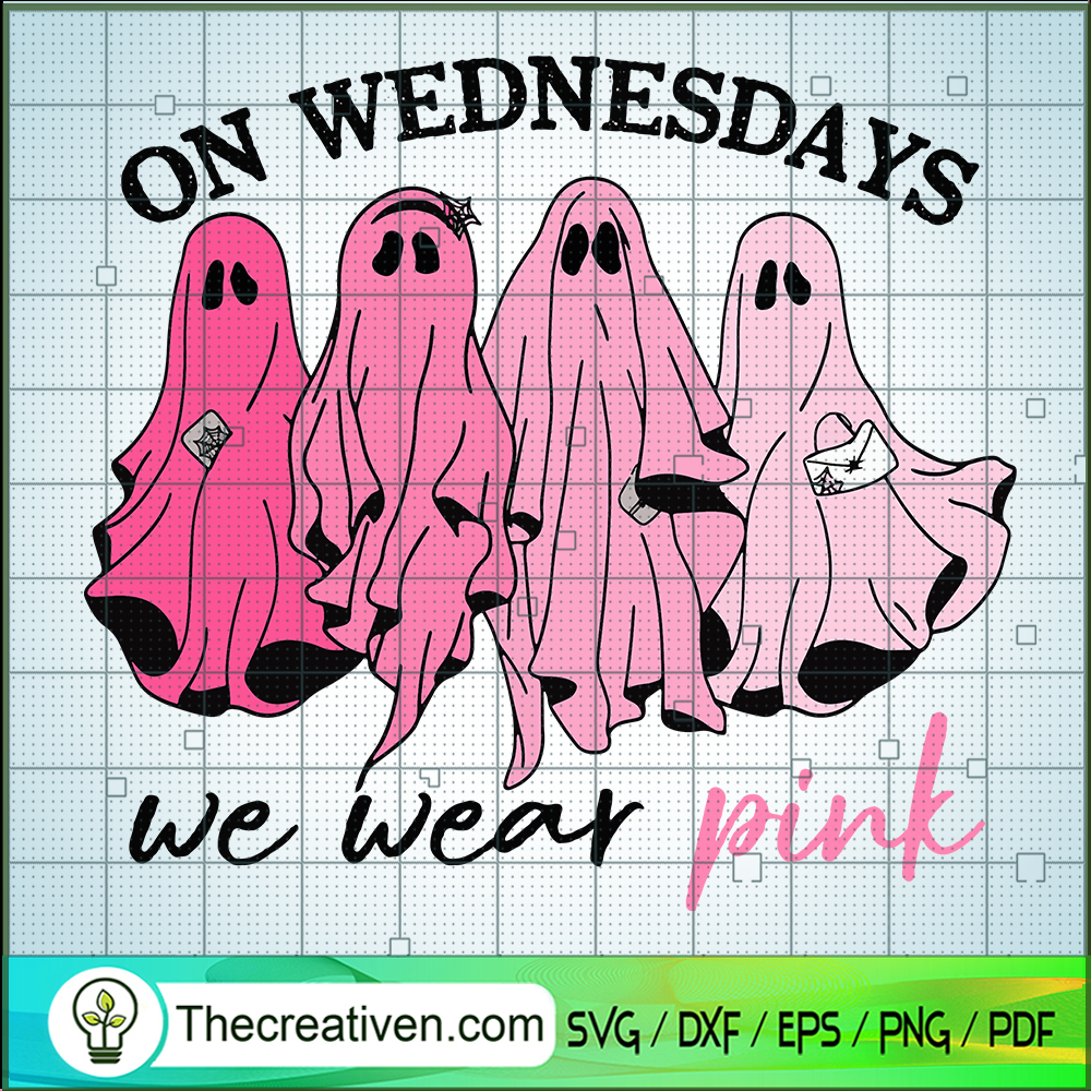 On Wednesdays We Wear Pink SVG Cut File for Cricut & S Design 117470 1 On Wednesdays We Wear Pink SVG Cut File for Cricut & S Design 117470