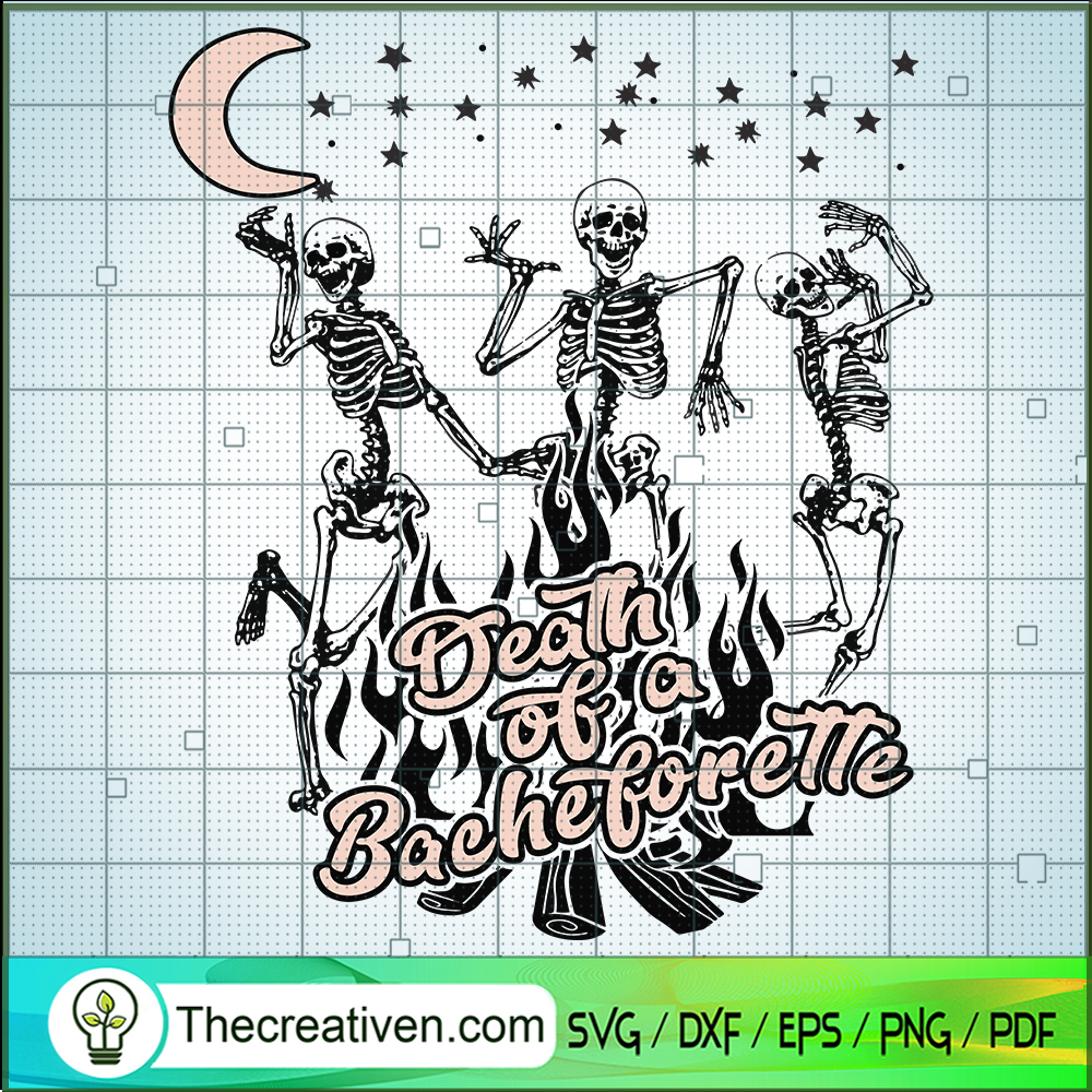 Death Of a Bachelorette SVG, Skeleton Dancing SVG, Funny Halloween SVG 1 Death Of a Bachelorette SVG, Skeleton Dancing SVG, Funny Halloween SVG
