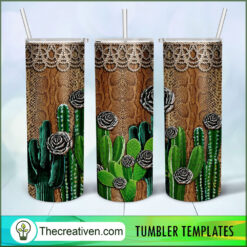 Western Desert Full Tumbler Wrap Tumbler Wrap – Digital Download