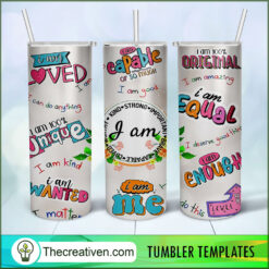 Fall Cream Full Tumbler Wrap Tumbler Wrap – Digital Download