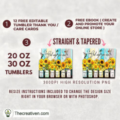 Alternative view of God Say You Are Full Tumbler Wrap Tumbler Wrap – Digit Design 117849