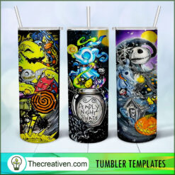 Deadly Night Shade Full Tumbler Wrap Tumbler Wrap – Digital Download