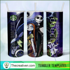 The Nightmare Before Christmas Starbucks F Tumbler Wra Design 117961