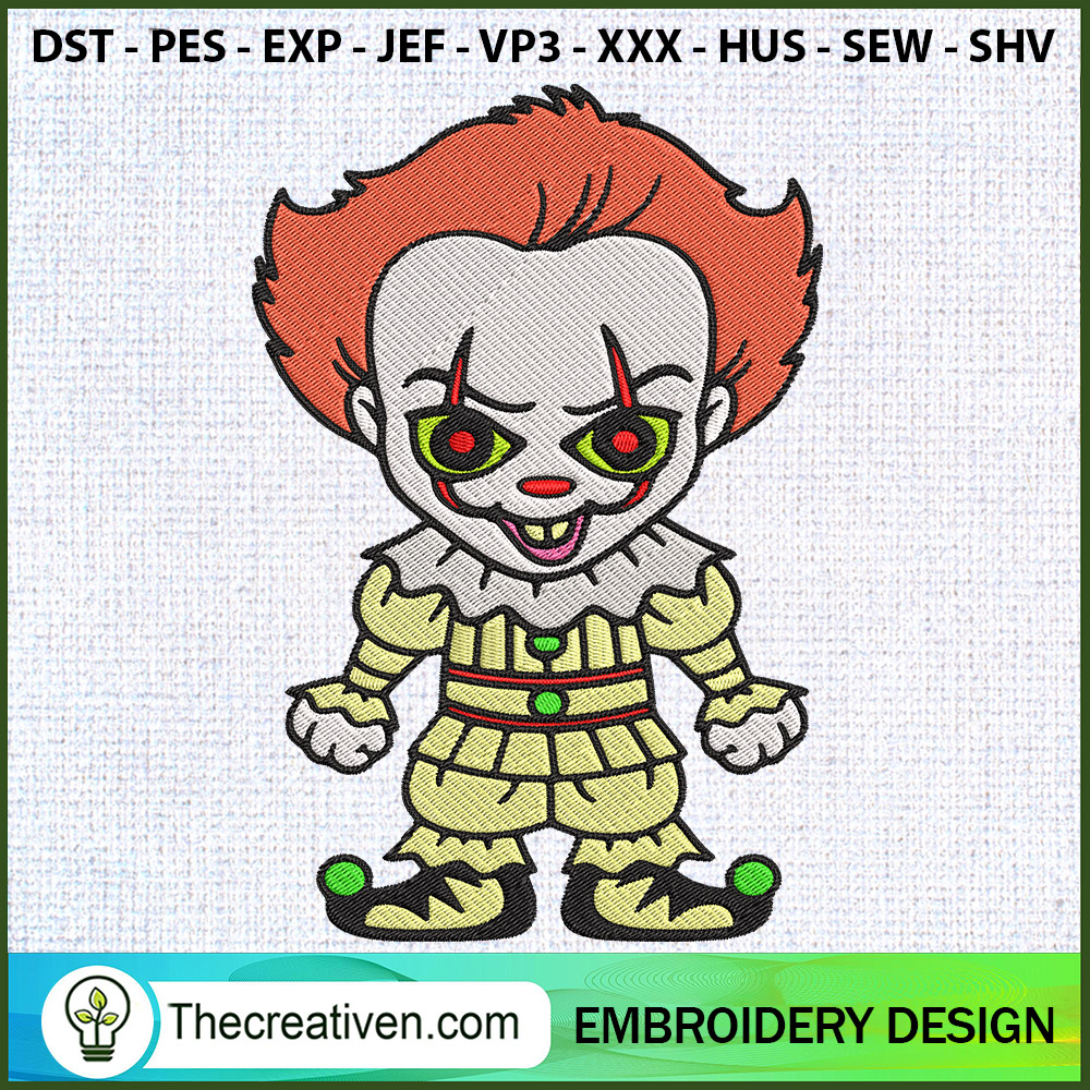 Baby Pennywise Embroidery Designs Embroidery Design – Digital Download 1 Baby Pennywise Embroidery Designs Embroidery Design – Digital Download