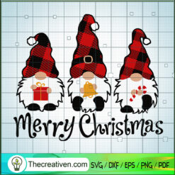 Merry Christmas Gnomes SVG, Christmas Vacation SVG, Love Christmas SVG