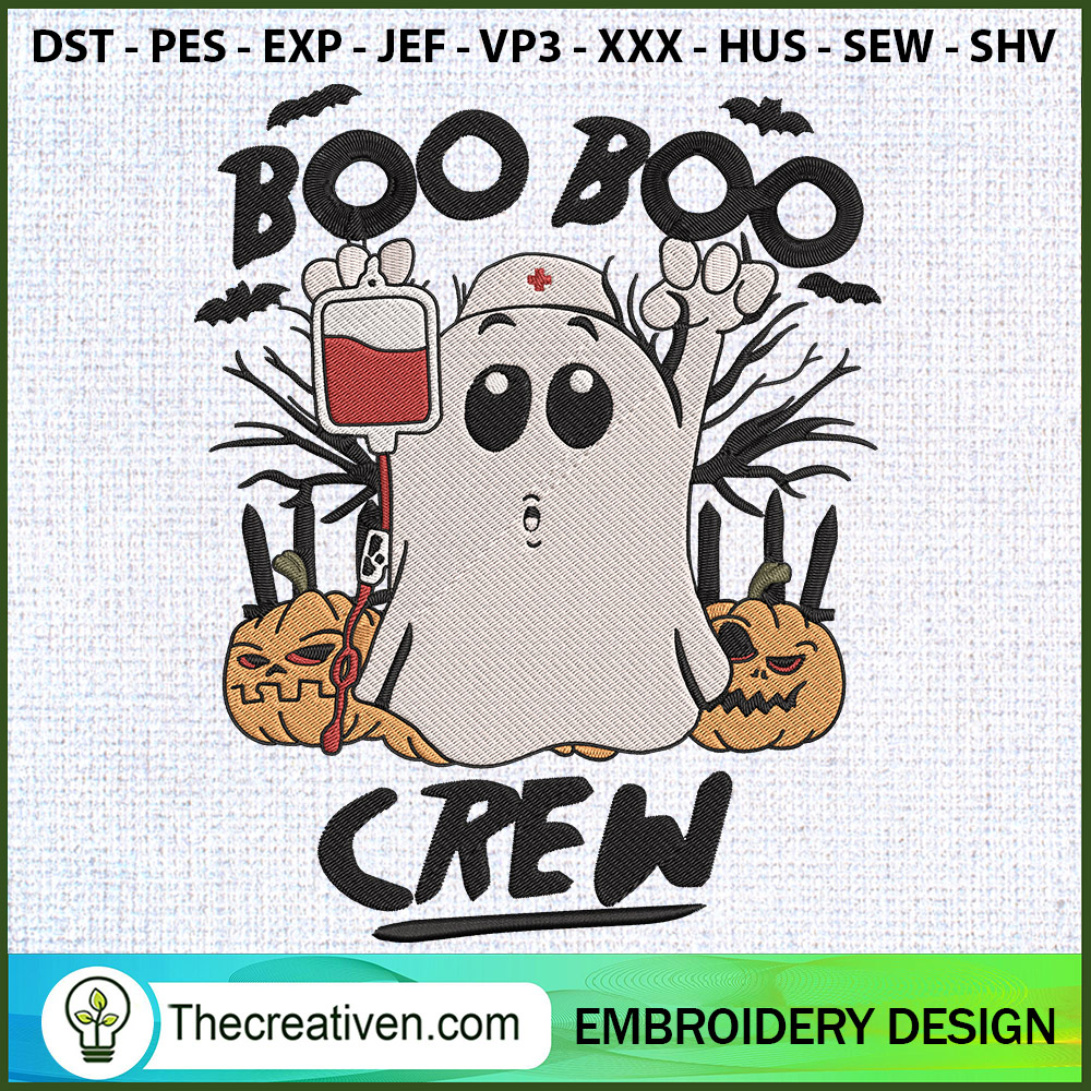 Boo Boo Crew Nurse Embroidery Designs Embroidery Desig Design 118484 1 Boo Boo Crew Nurse Embroidery Designs Embroidery Desig Design 118484