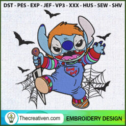 Chucky Good Guys Stitch Embr Embroidery Design