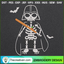 Darth Vader Halloween Embroi Embroidery Design