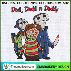Ded Dedd N Deddy Freddy Krue Embroidery Design