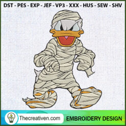 Donald Duck Mummy Embroidery Embroidery Design