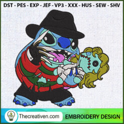 Freddy Stitch Doll Funny Emb Embroidery Design
