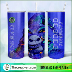 Oogie Boogie Starbucks Full Tu Tumbler Wrap Download