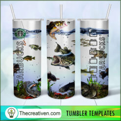 Under The River Full Tumbler Wrap Tumbler Wrap – Digital Download