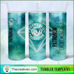 Espresso Patronum Full Tumbler Wrap Tumbler Wrap – Digital Download