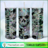 Glitter Skull Starbucks Full T Tumbler Wrap Download 4 20 copy