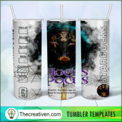 Hocus Pocus Starbucks Full Tum Tumbler Wrap Download