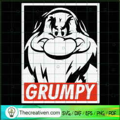 Grumpy SVG, Dwarf SVG, Cute Grumpy SVG