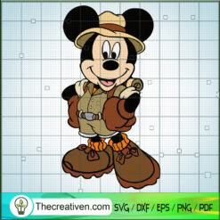 Safari Mickey Mouse SVG, Mickey Mouse SVG, Walt Disney SVG