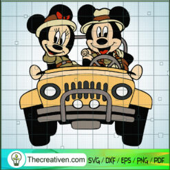 Mickey And Minnie Safari SVG, Disney Mouse SVG, Mickey Couple SVG
