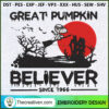 Great Pumpkin Believer Since Embroidery Design 3 Great Pumpkin Believer Since 1966 Embroidery Files Pumpkin Halloween Embroidery Machine Snoopy Embroidery Design Instant Download 30avz0 copy