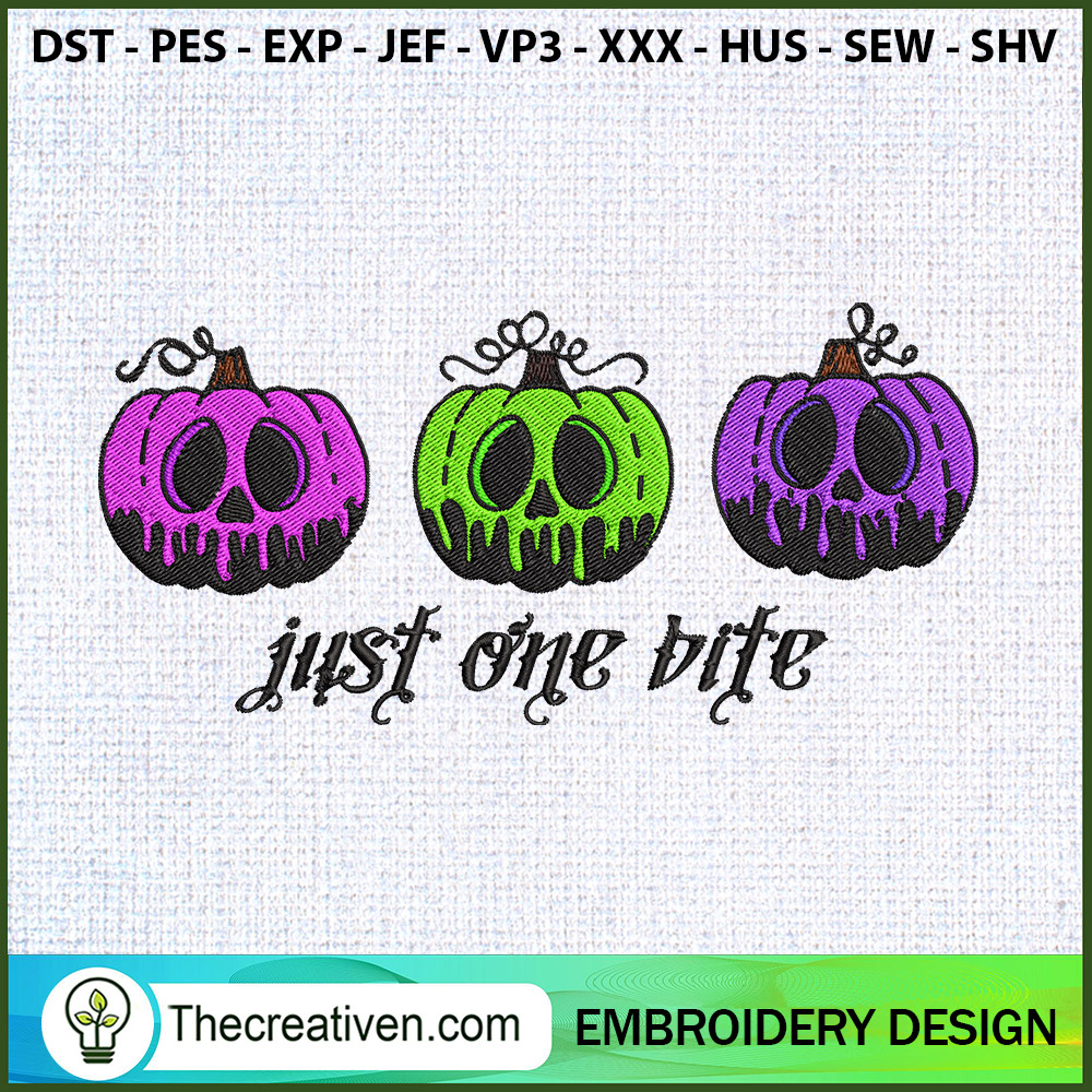 Halloween Pumpkin Just One B Embroidery Design 1 Halloween Pumpkin Just One B Embroidery Design