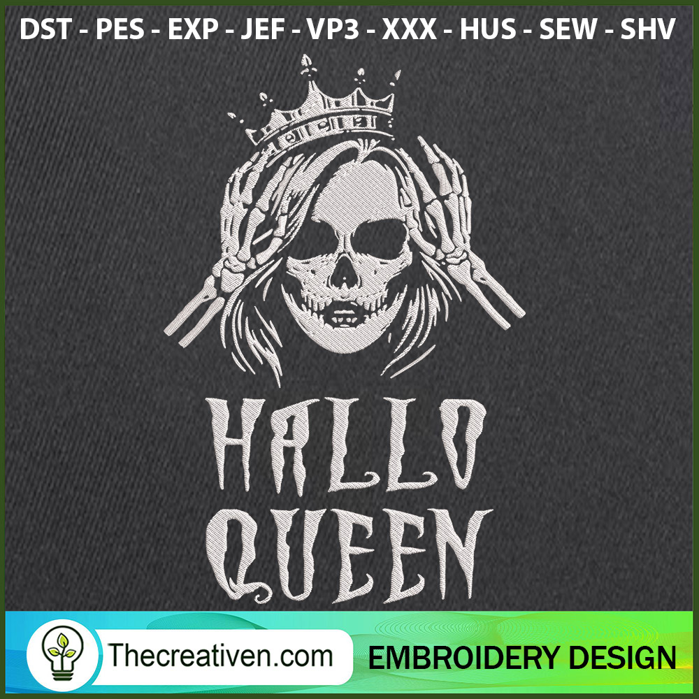 Hallo Queen Embroidery Designs Embroidery Design – Digital Download 1 Hallo Queen Embroidery Designs Embroidery Design – Digital Download