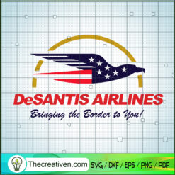 Desantis Airlines SVG Cut File for Cricut & Silhouette
