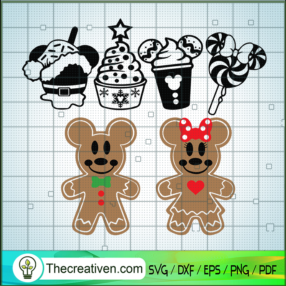 Disney Mouse Christmas Snack SVG Cut File for Cricut & Silhouette 1 Disney Mouse Christmas Snack SVG Cut File for Cricut & Silhouette