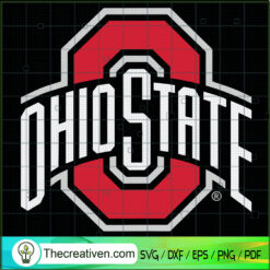 Ohio State Buckeyes Icon Log SVG Cut File for Cricut