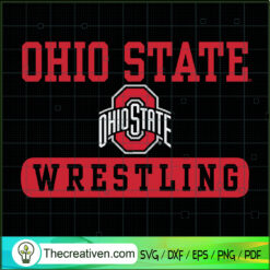 Ohio Stat Buckeyes Wrestling Logo SVG Cut File for Cricut & Silhouette