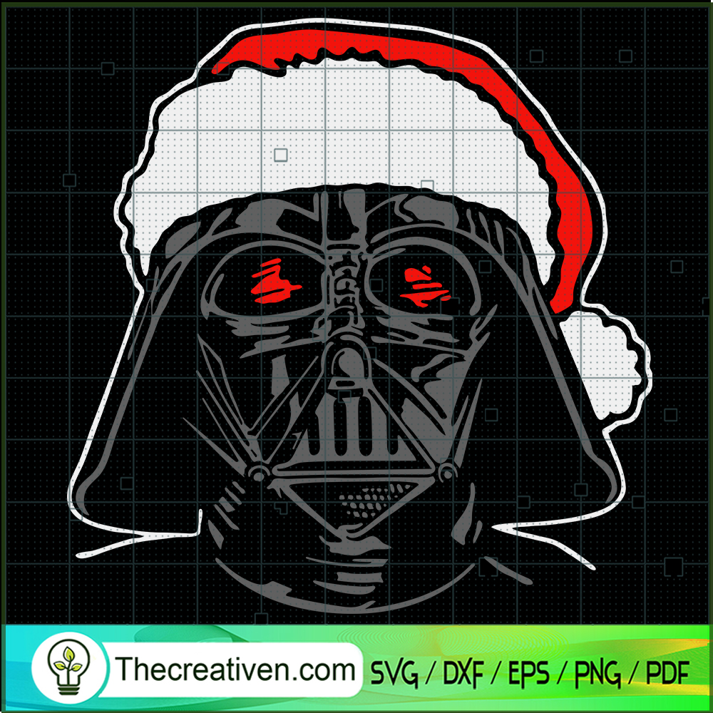 Star Wars Santa Darth Vader SVG Cut File for Cricut & Silhouette 1 Star Wars Santa Darth Vader SVG Cut File for Cricut & Silhouette