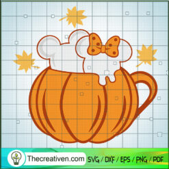 Pumpkin Spice Mouse Heads SVG Cut File for Cricut & Silhouette