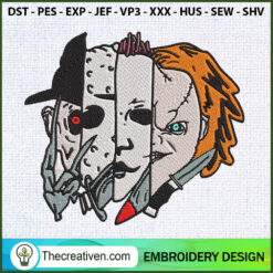 Horror Friends Halloween Emb Embroidery Design
