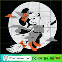 Minnie Witch SVG Minnie Halloween SVG, Funny Disney Halloween SVG