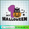 My 1st Halloween SVG, Black Cat Halloween SVG, First Halloween SVG