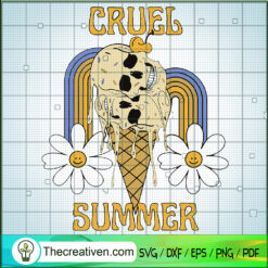Cruel Summer SVG, Skull Cream SVG, Summer Vacation SVG