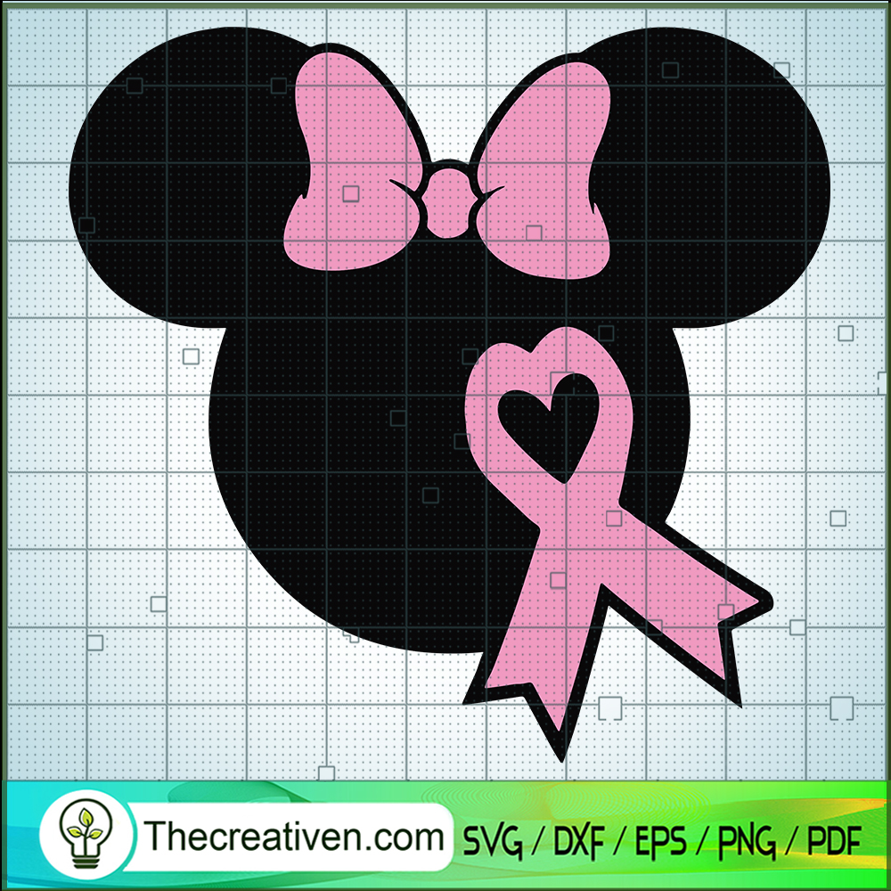 Minnie Breast Cancer SVG, Minnie Pink SVG, Breast Cancer Awareness SVG 1 Minnie Breast Cancer SVG, Minnie Pink SVG, Breast Cancer Awareness SVG