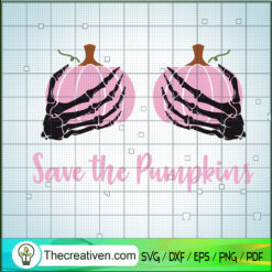 Save The Pumpkins SVG Cut File for Cricut & Silhouette