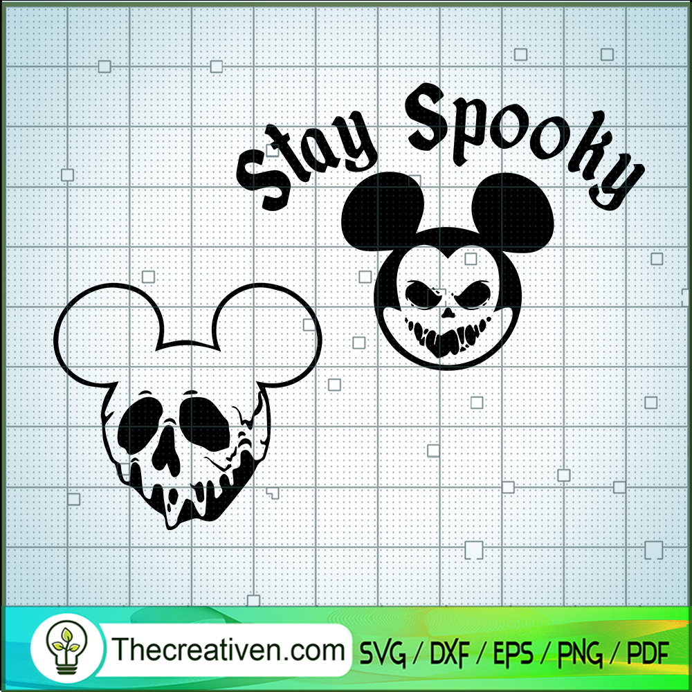 Mickey Head Stay Spooky SVG, Mickey Halloween SVG, Apple Poison SVG 1 Mickey Head Stay Spooky SVG, Mickey Halloween SVG, Apple Poison SVG
