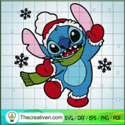 Funny Stitch Christmas SVG, Stitch Christmas Costume SVG, Stitch SVG